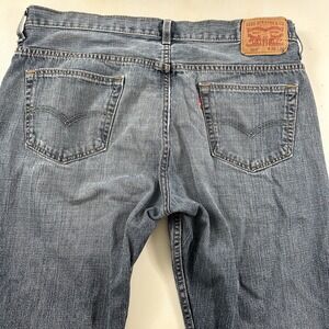 Levis 569 Jeans Men 36x29 Blue Loose Straight Cotton Denim Medium Wash Tag 36x30